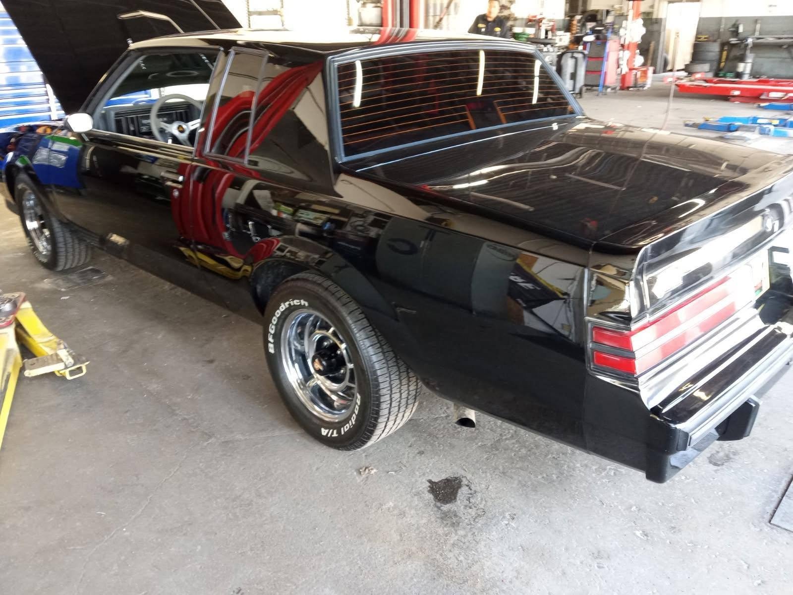 Black Buick Grand National after service
